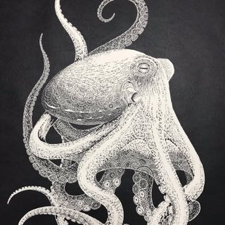 paper art - octopus