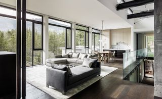 Interior of Creek House by Faulkner Architects