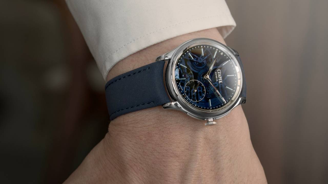 Czapek Promenade Transparencies Aqua Blue