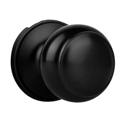 modern black door knob