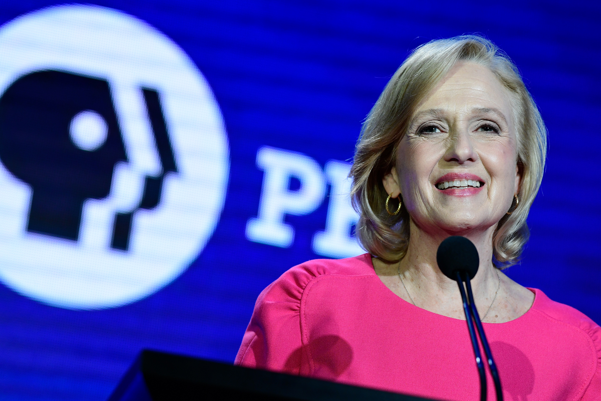 PBS President and CEO Paula Kerger at PBS&#039;s 2019 TCA winter press tour