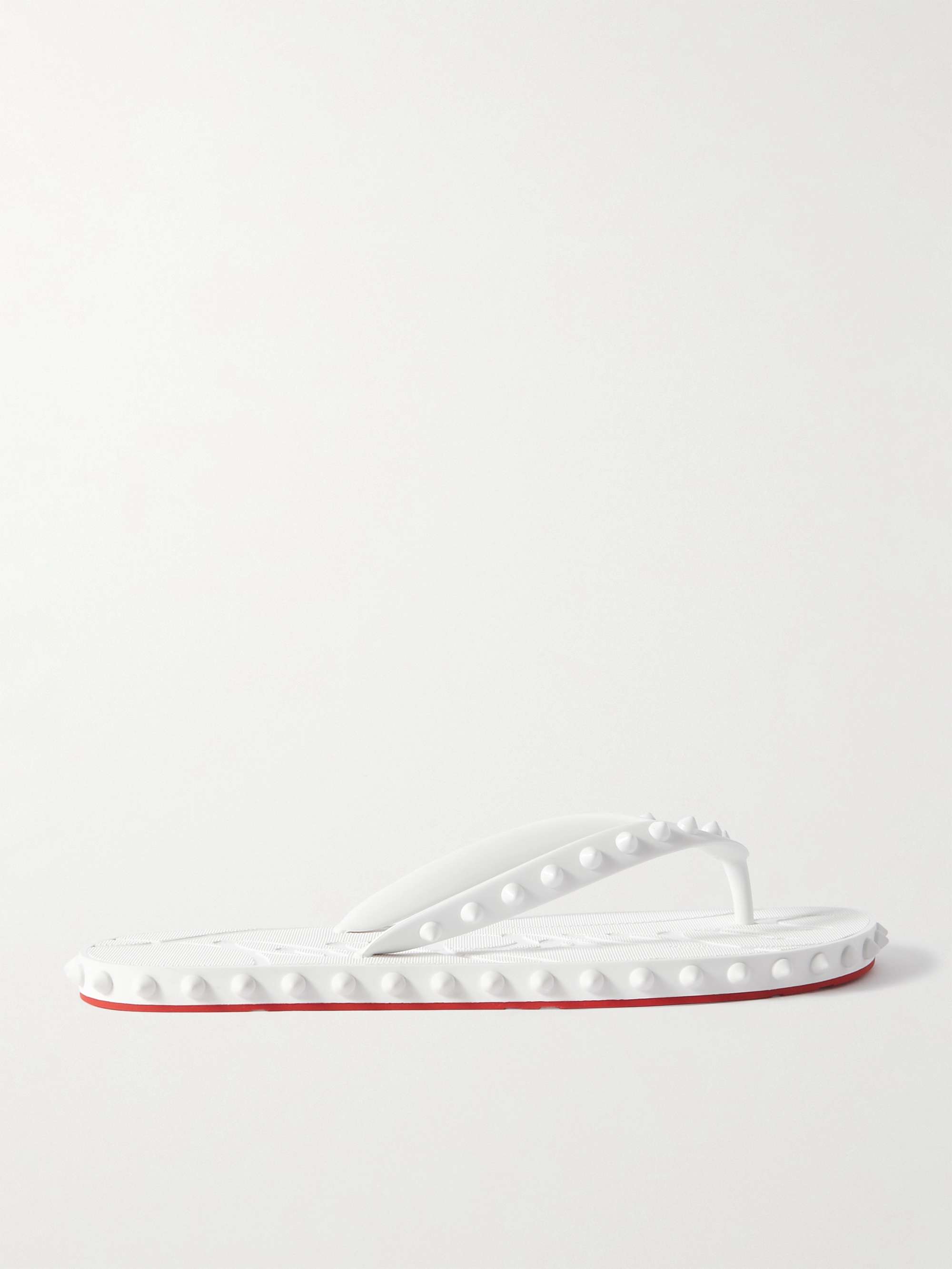 Super Loubi Studded Rubber Flip Flops