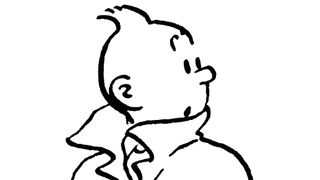 Tintin NFT; a drawing of a man