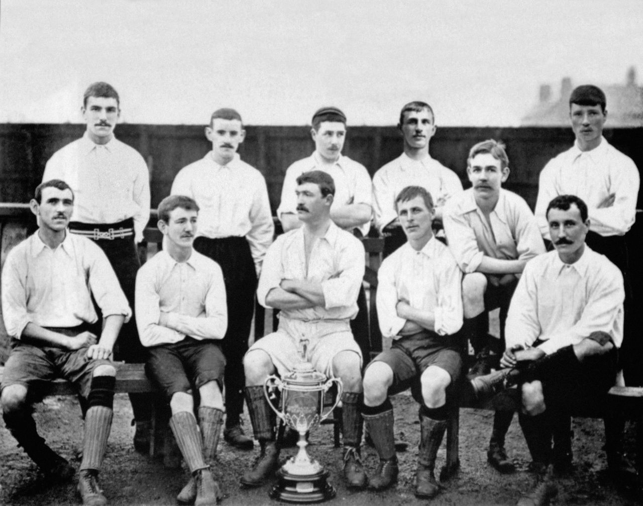The Middlesbrough team which won the 1894/95 FA Amateur Cup