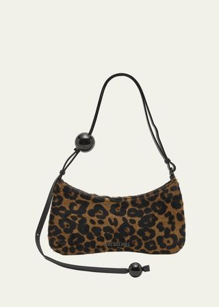 Le Bisou Perle Leopard Shoulder Bag