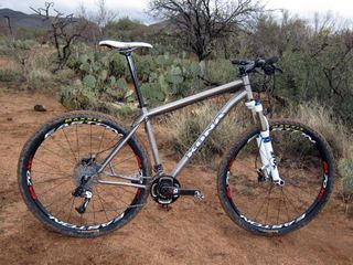 Kona returns to its roots with the Raijin titanium 29er hardtail, custom built in Tennesse by Lynskey Performance