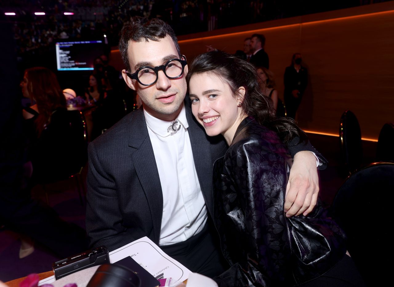 Jack Antonoff and Margaret Qualley.