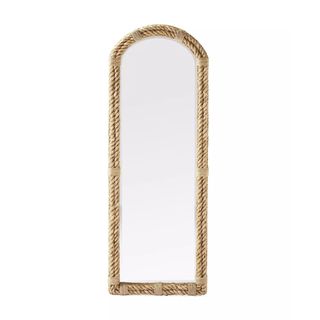 serena and lily Nautical Rope Floor Mirror