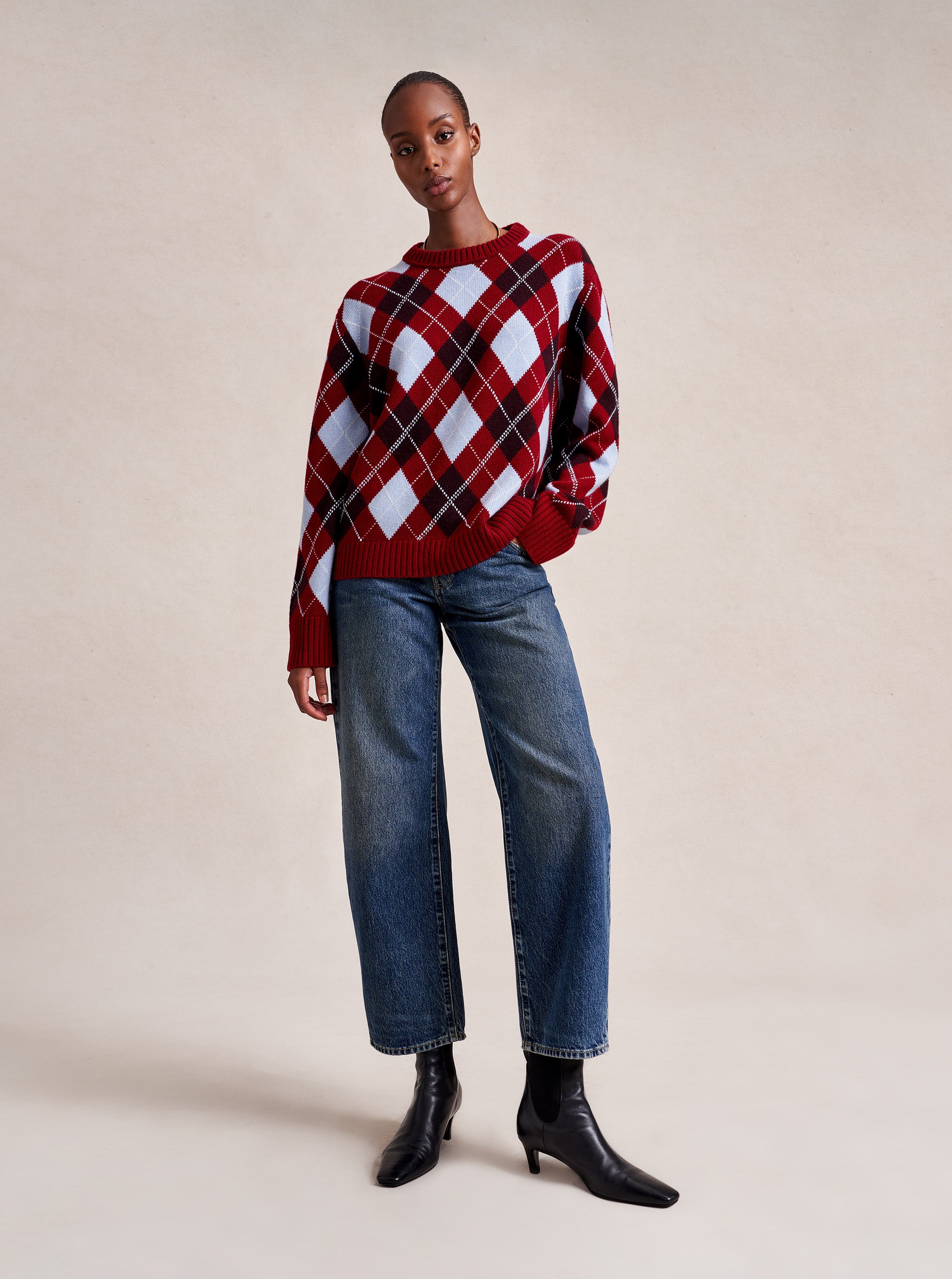 Hamish Sweater Xxs in Red