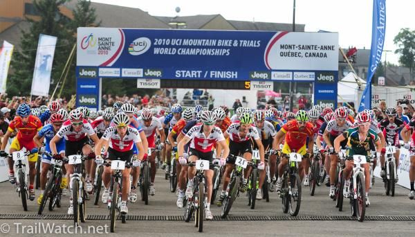 The elite men are off