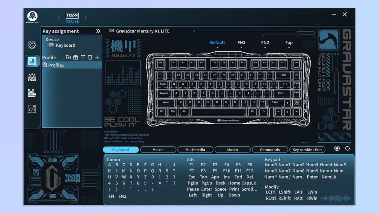 GravaStar Mechanical software