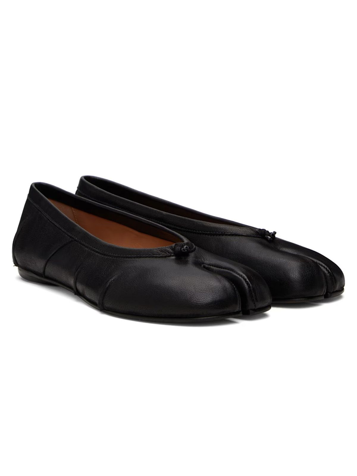Black Tabi New Ballerina Flats