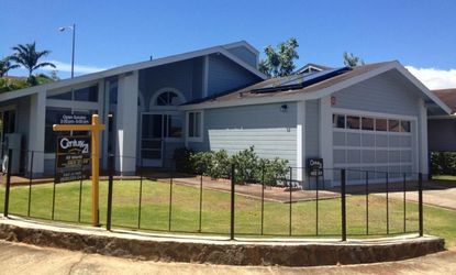 The Hawaiian home where Snowden lived with his girlfriend.