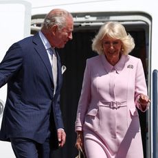 Queen Camilla arrives in the united states