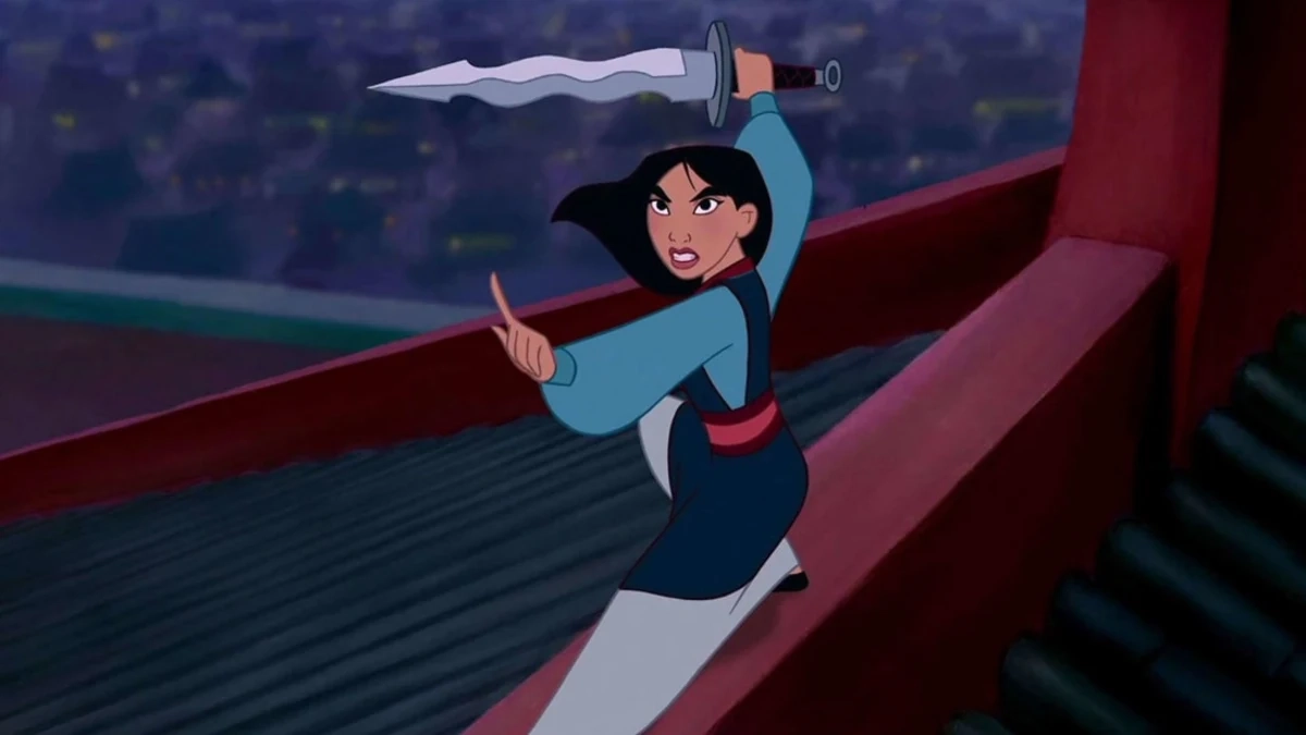 Mulan from the Disney animated movie