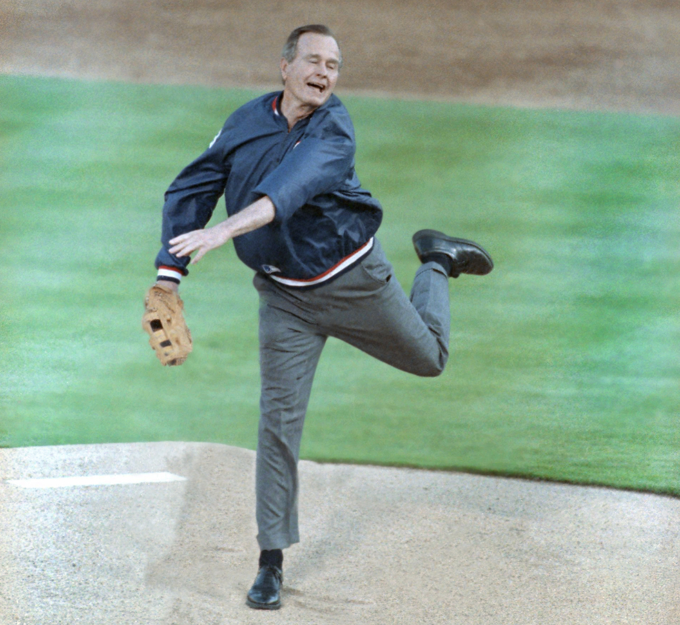 MLB Opening Day: President First Pitches, Obama, Bush, Clinton, JFK