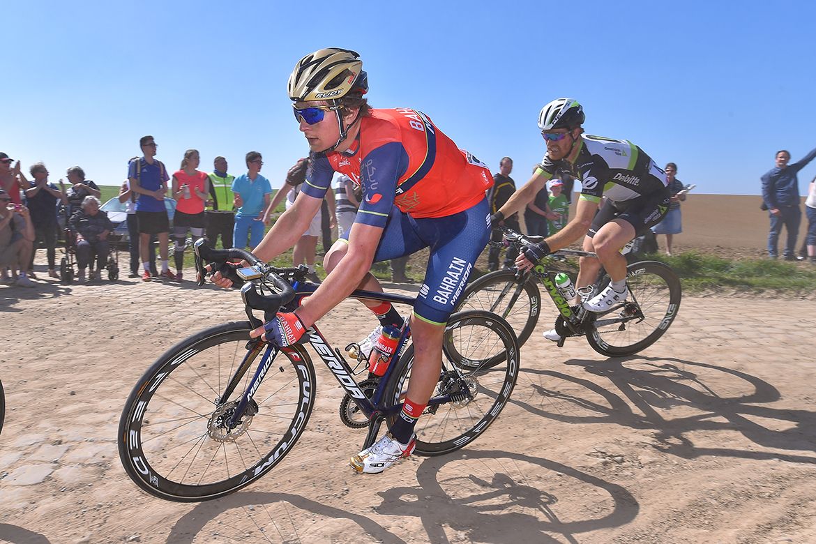 Luka Pibernik at Paris-Roubaix