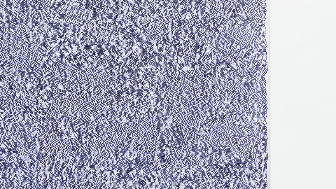 Jules Wittock; a long mazy painting