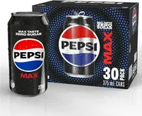 Pepsi Max Zero Sugar (375ml x 30) | $34 $23