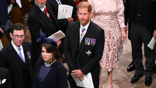 Prince Harry, Duke of Sussex during the Coronation of King Charles III