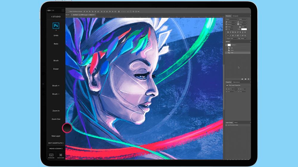 AstroPad Studio, one of the best drawing apps for iPad