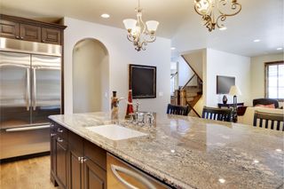 A luxury kitchen with a center island