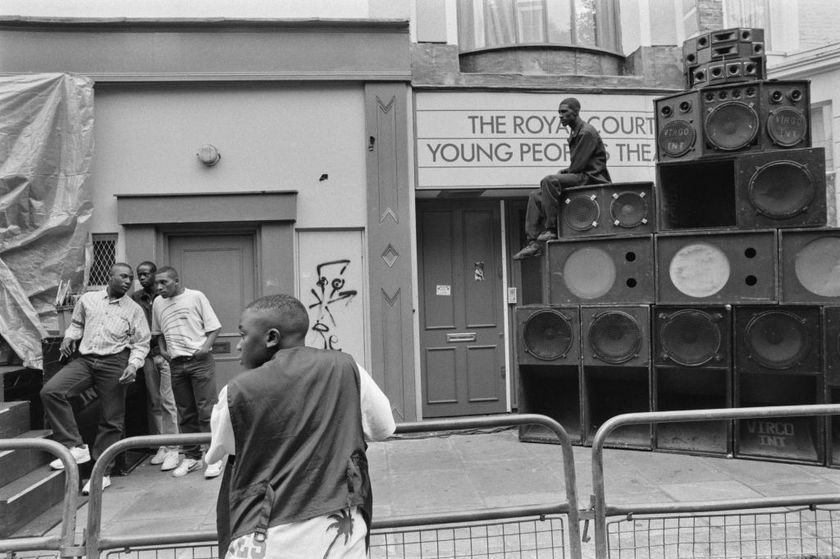 Sound system speakers at Notting Hill Carnival