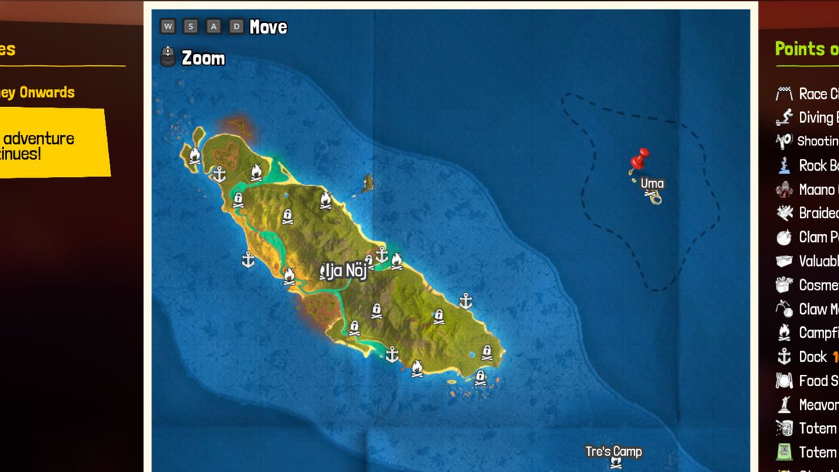 Tchia treasure map