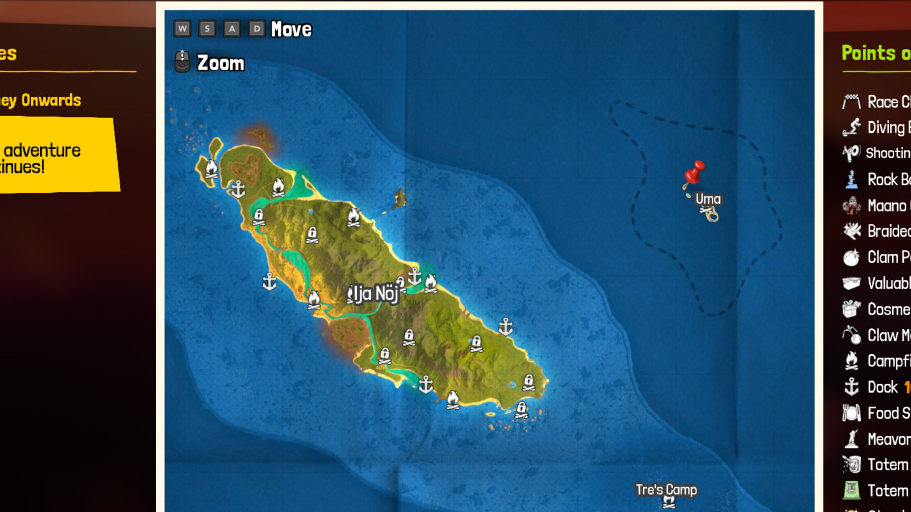Tchia treasure map