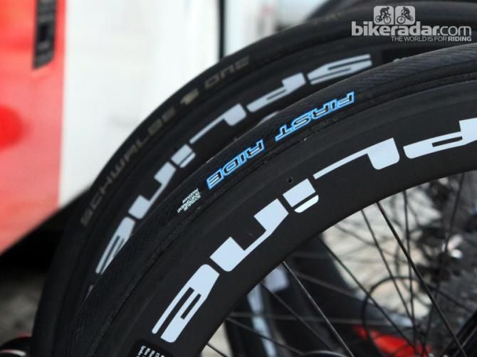Schwalbe's 'First Ride' prototype program supplies top teams and riders with special tire prototypes that may or may not make it into production