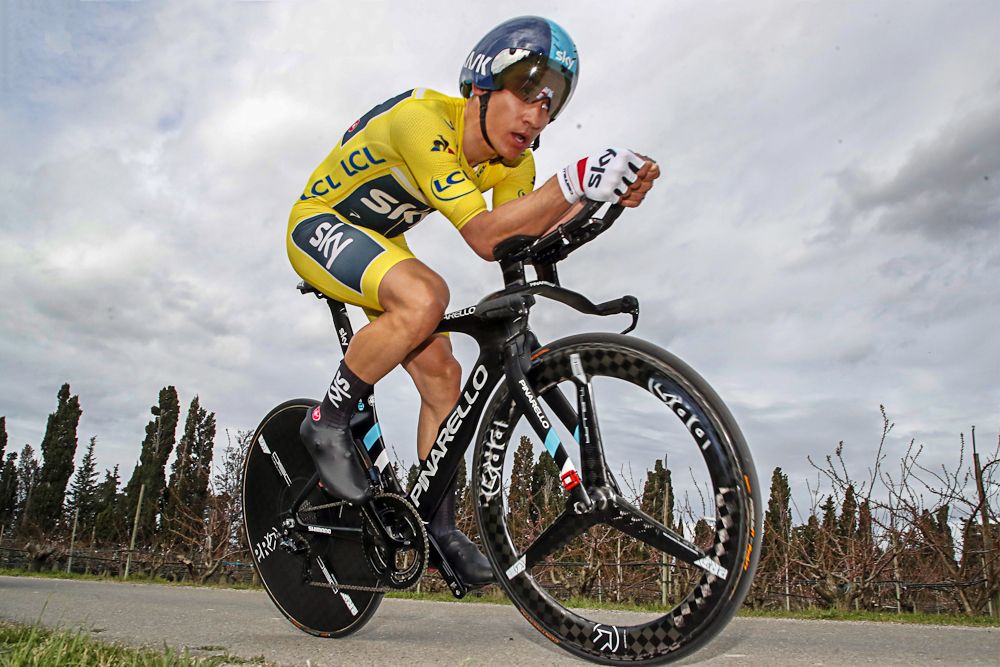 Michal Kwiatkowski finished third and extended his Paris-Nice lead