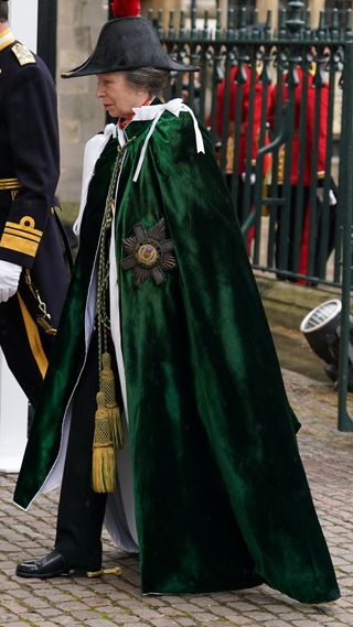 Princess Anne, The Princess Royal arriving for the coronation