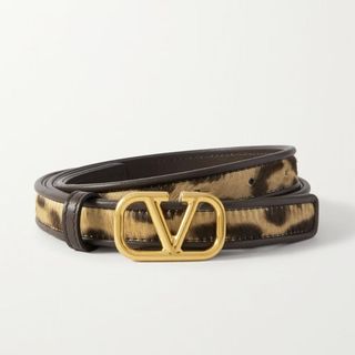 Valentino Garavani Leopard Print Waist Belt