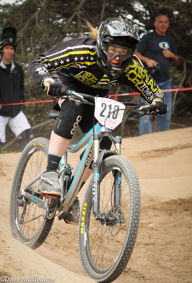 Kristen Courtney (Adrenaline) pushing through the corners