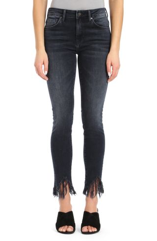 Tess Fringe Skinny Crop Jeans