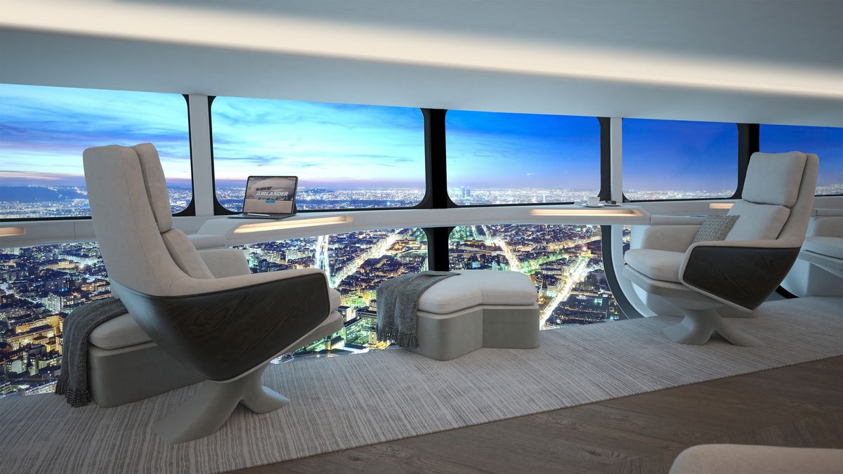 The Airlander 10 would have a roomy interior for rides that could start as soon as 2025.