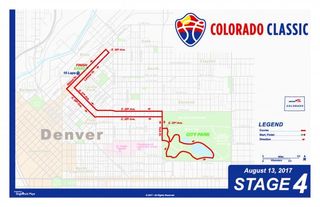 Colorado Classic men's race stage 4 map