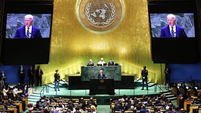 President Joe Biden addresses the United Nations General Assembly