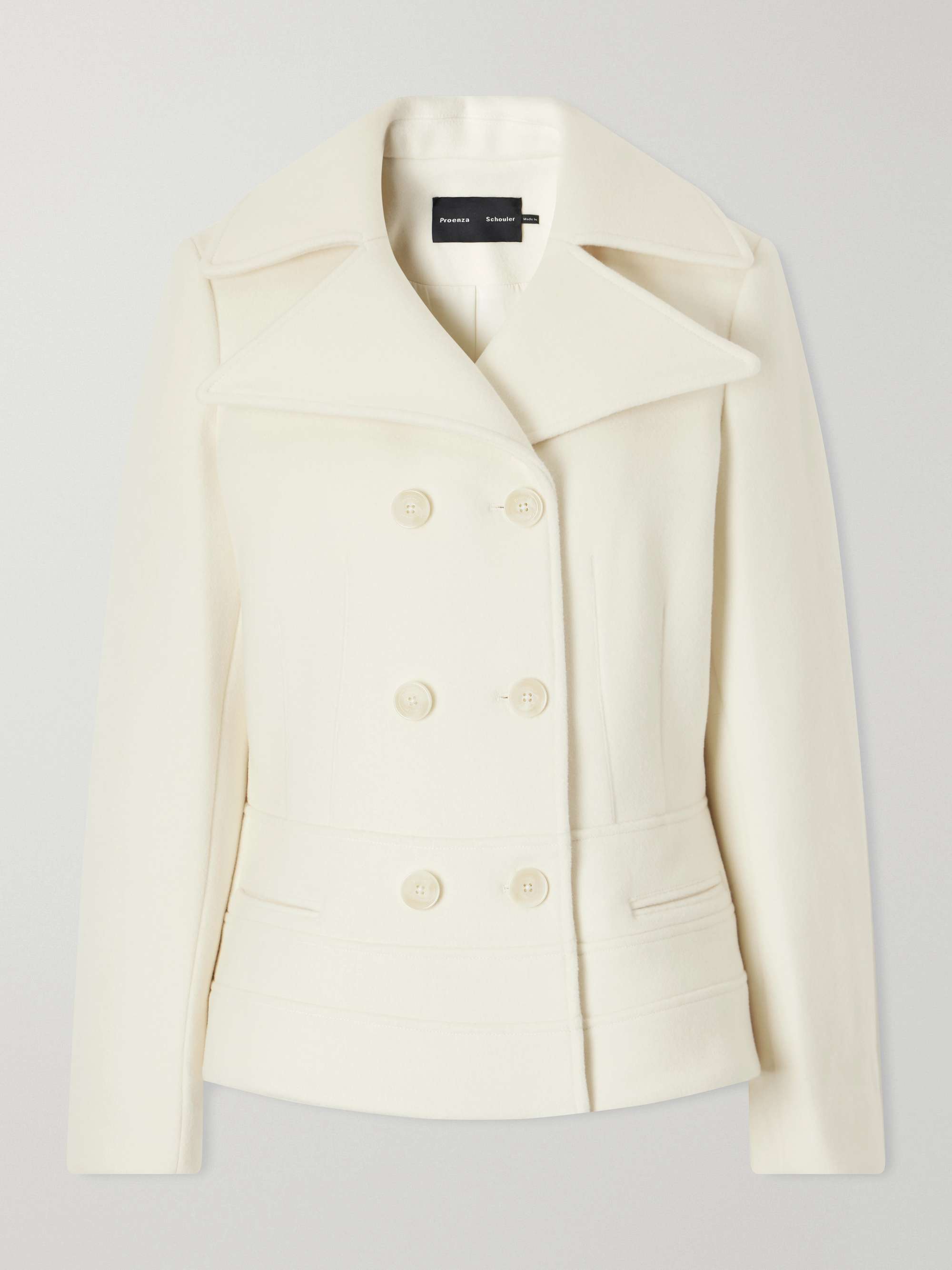 Romane Double-Breasted Wool-Blend Jacket