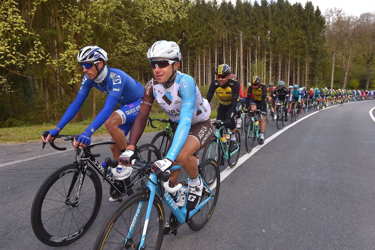 Domenico Pozzovivo (AG2R La Mondiale) riding along