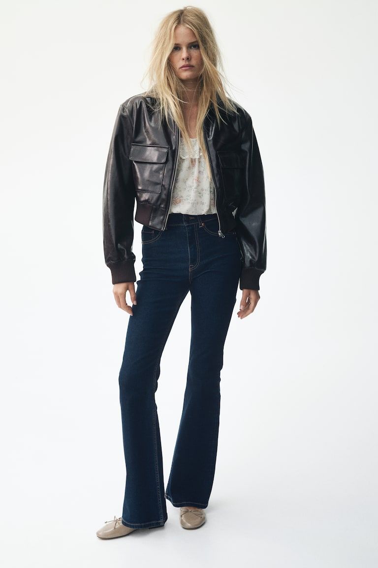 Flared High Jeans