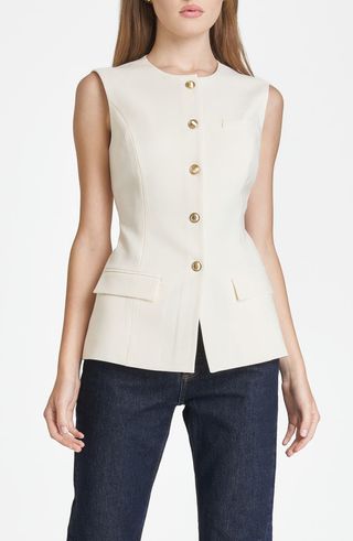 Della Button-Up Vest