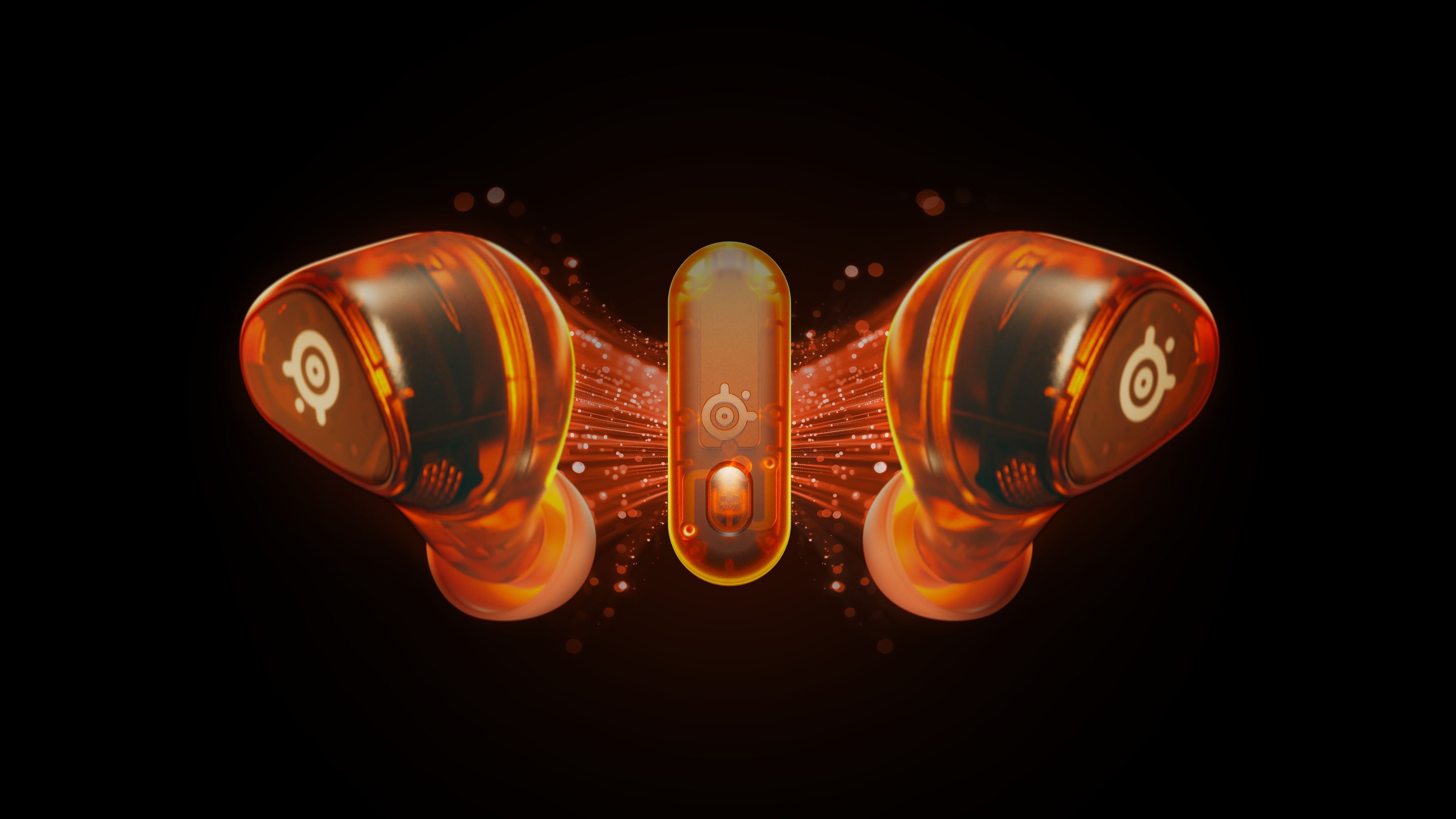 SteelSeries Arctis Gamebuds in Glorange (orange)