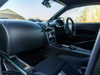 The bespoke interior of the Aston Martin Super Cygnet