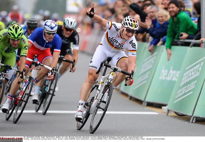 Andre Greipel (Lotto Belisol) wins Brussels Cycling Classic