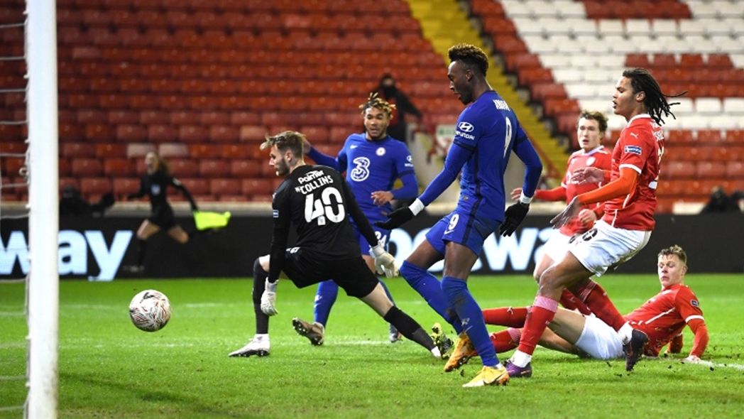 Tammy Abraham has scored four goals in this Emirates FA Cup season