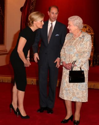 Duchess Sophie with Queen Elizabeth II