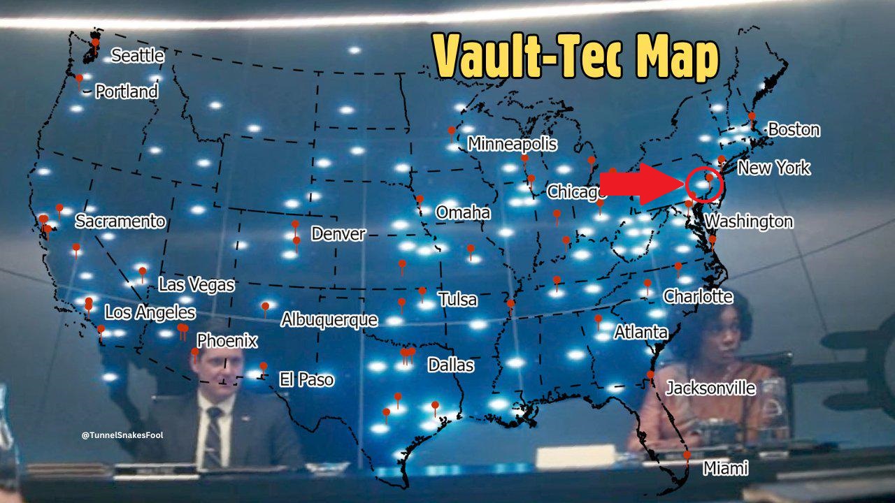 Fallout Vault map