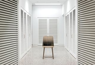 Gary Cooper master dressing room, with Marc Newson chair