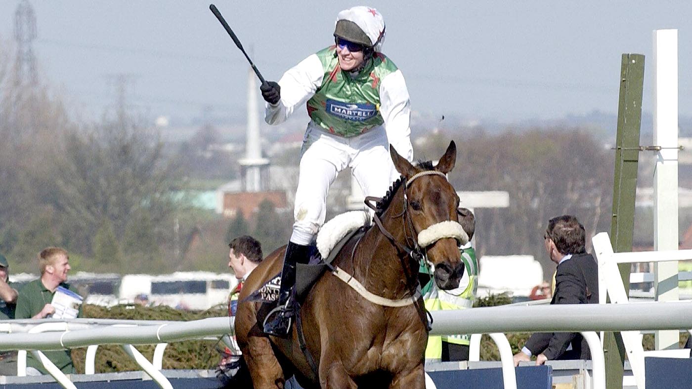 Barry Geraghty and Monty's Pass winning the 2003 Grand National